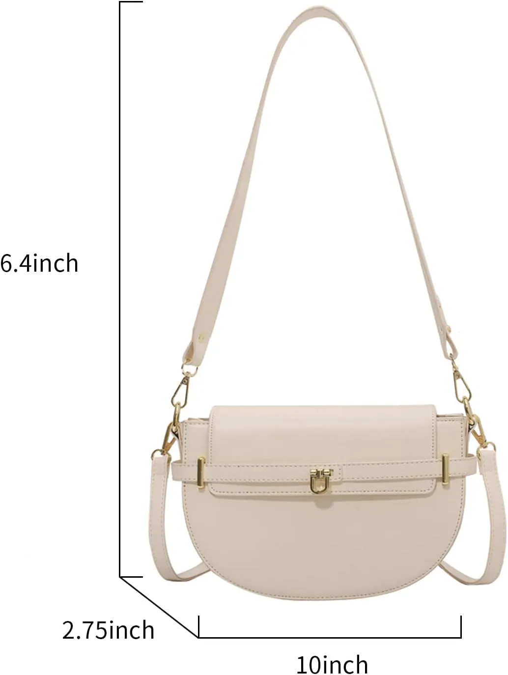Small Crossbody Bags for Women PU Leather Saddle Purses Fashion Shoulder Bags Handbags