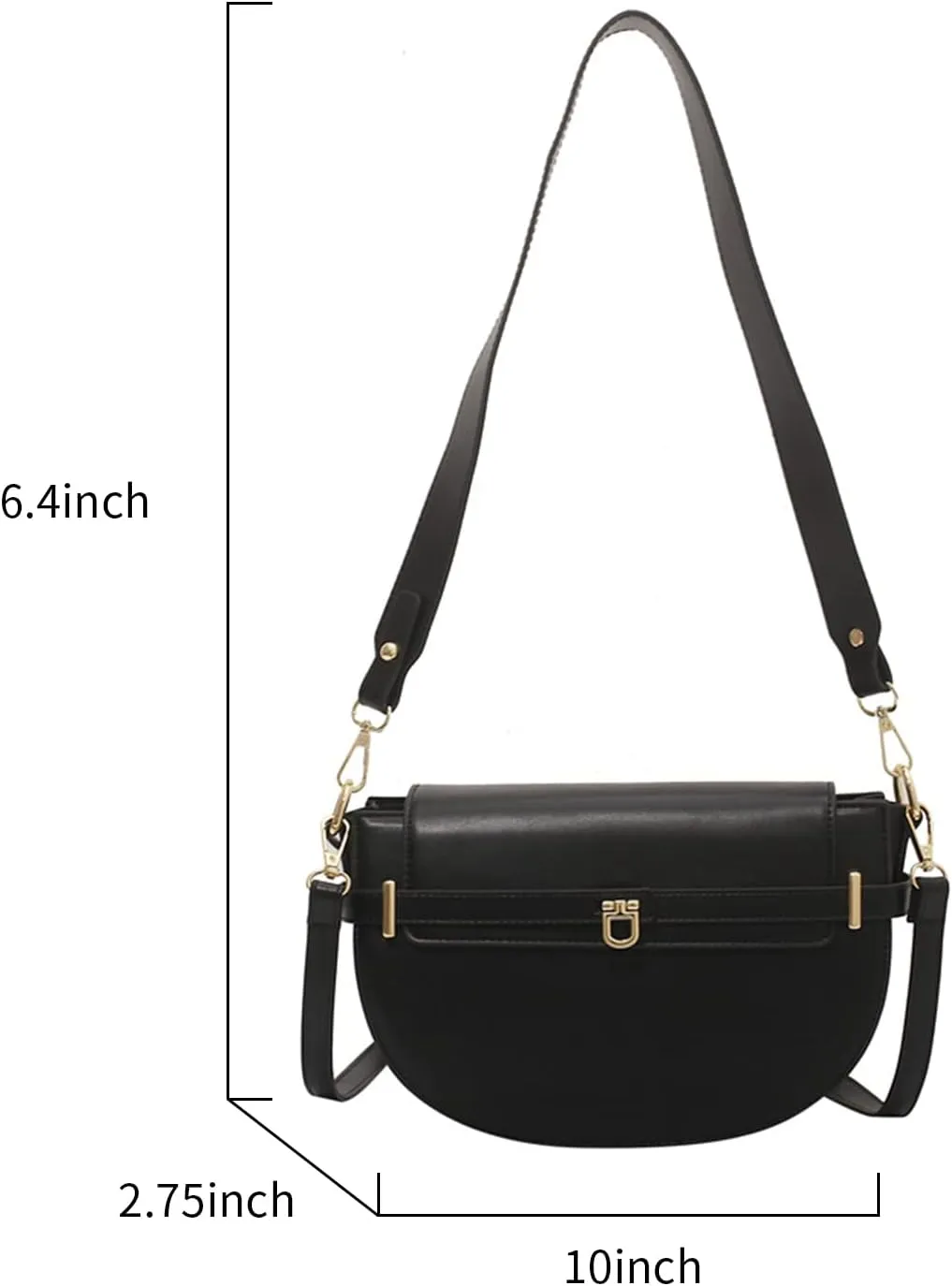 Small Crossbody Bags for Women PU Leather Saddle Purses Fashion Shoulder Bags Handbags