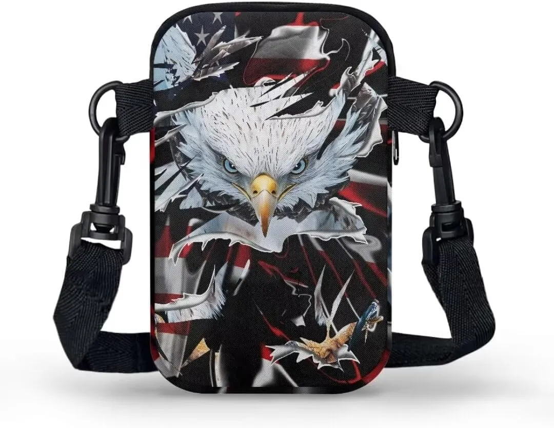 Small Crossbody Cell Phone Purse, Lightweight Mini Messenger Shoulder Handbag Wallet with Adjustable Strap