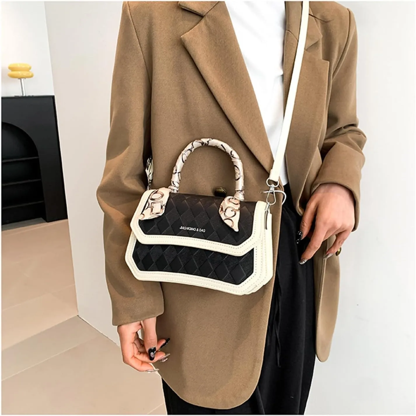 Small Hobo Bags for Women PU Leather Purses and Handbags Shoulder Bags Ladies Crossbody Bags Top Handle Tote Bag (E)