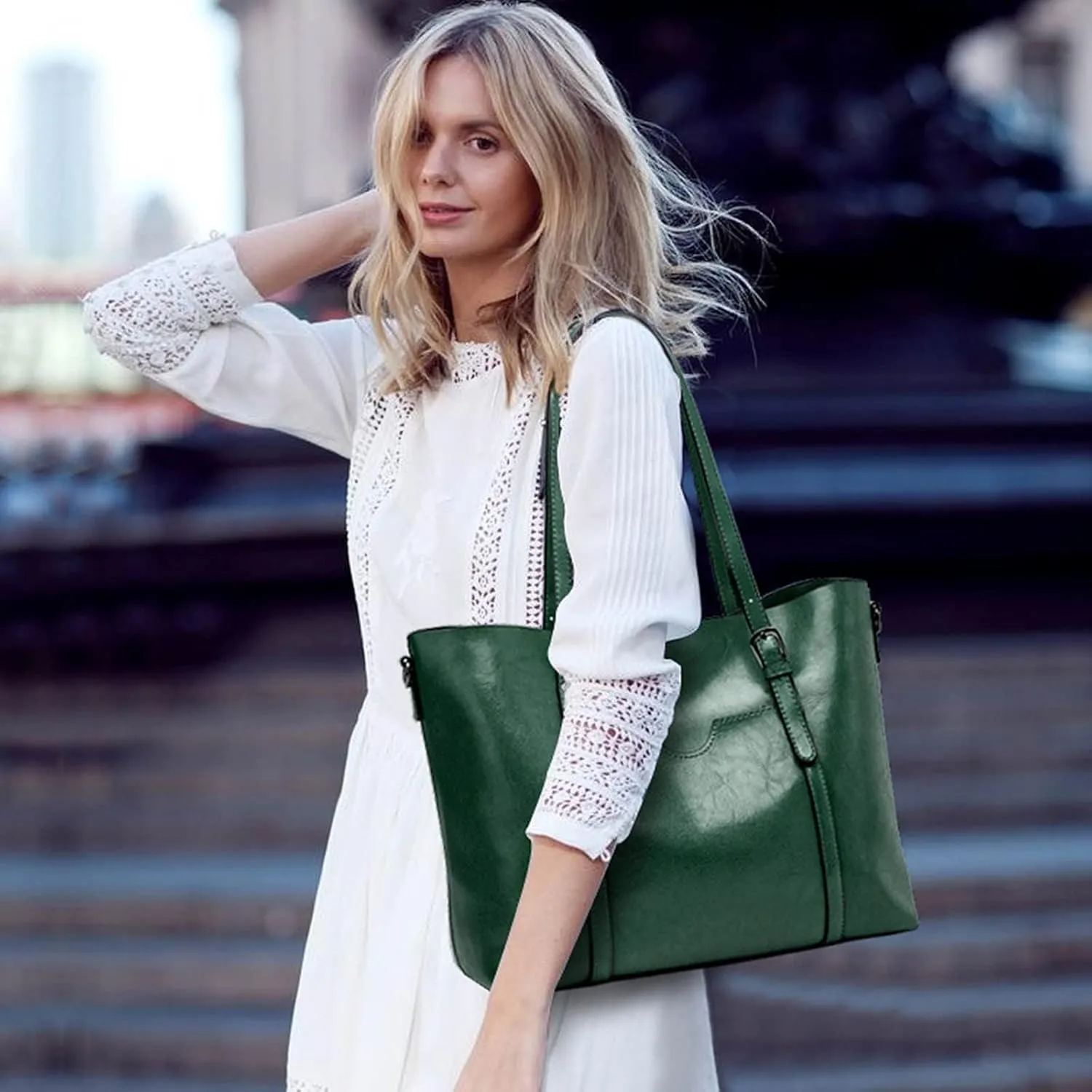 Small Top-Handle Handbags For Women Large Designer Ladies Bag Pocket Purse Leather