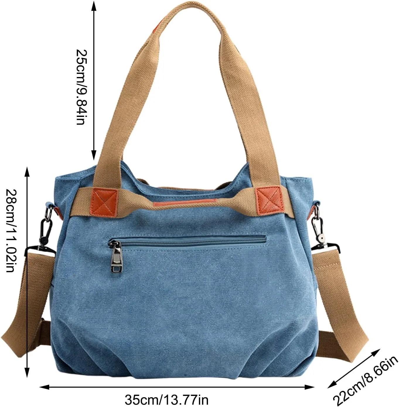 Soft PU Leather Purses and Handbags Women's Bag Large Capacity Fashion Handbag Women's Simple Versatile Canvas