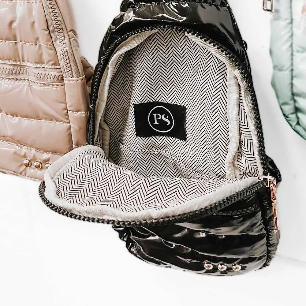 Sonali Sling Bag: Taupe