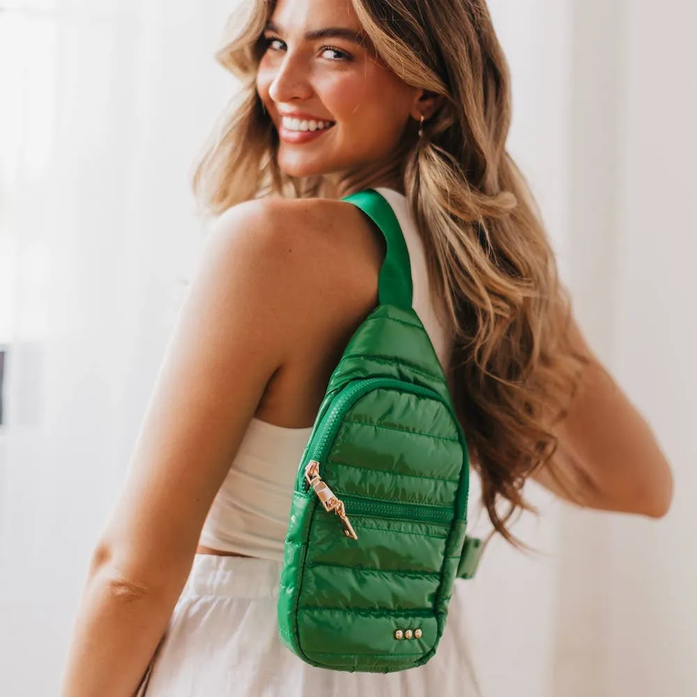 Sonali Sling Bag: Taupe