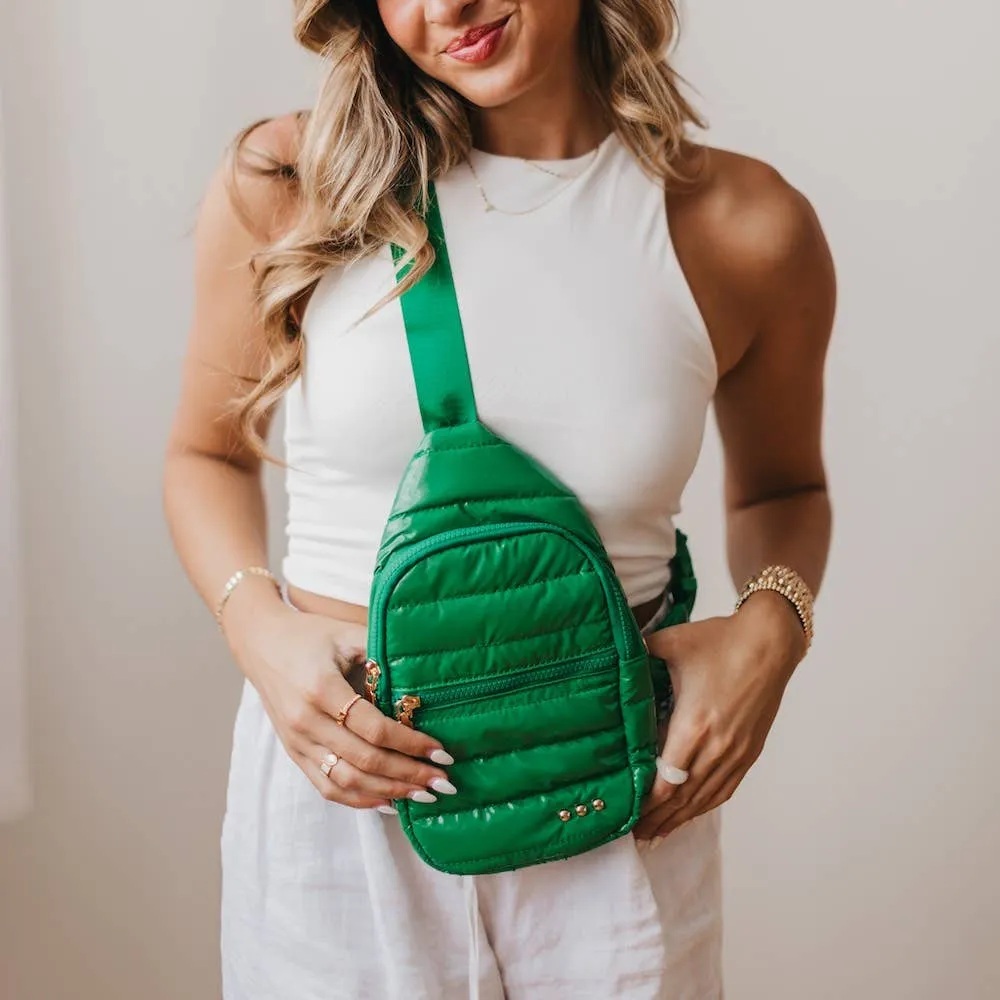 Sonali Sling Bag: Taupe