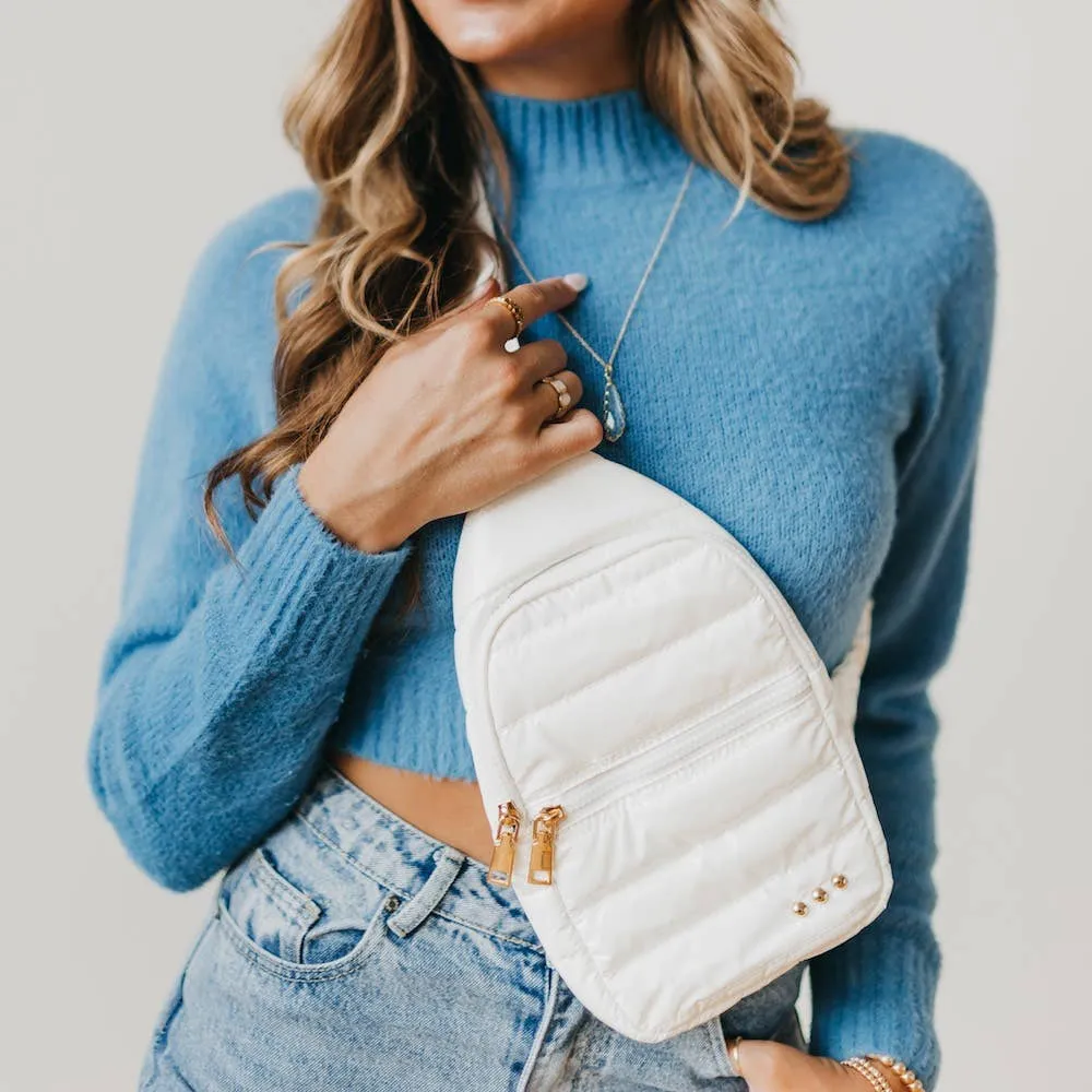 Sonali Sling Bag: Taupe