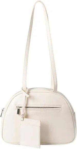 Sophisticated Solid Color Glossy PU Leather Saddles Handbag for Casual and Shopping Small Shoulder Bag Underarm Purse