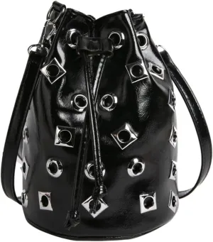 Studded Bucket Bags and Drawstring Crossbody Purse for Women Hobo Bag Y2K Trendy Crossbody Bucket Handbags 2025