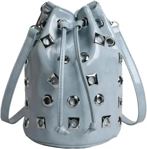 Studded Bucket Bags and Drawstring Crossbody Purse for Women Hobo Bag Y2K Trendy Crossbody Bucket Handbags 2025