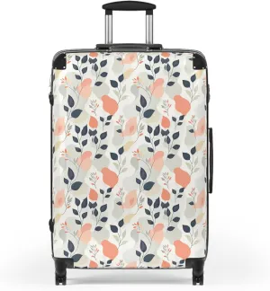 Stylish Hard-Shell Luggage Durable Suitcase with 360 Swivel Wheels Telescopic Handle Built In Lock and Spacious Interior