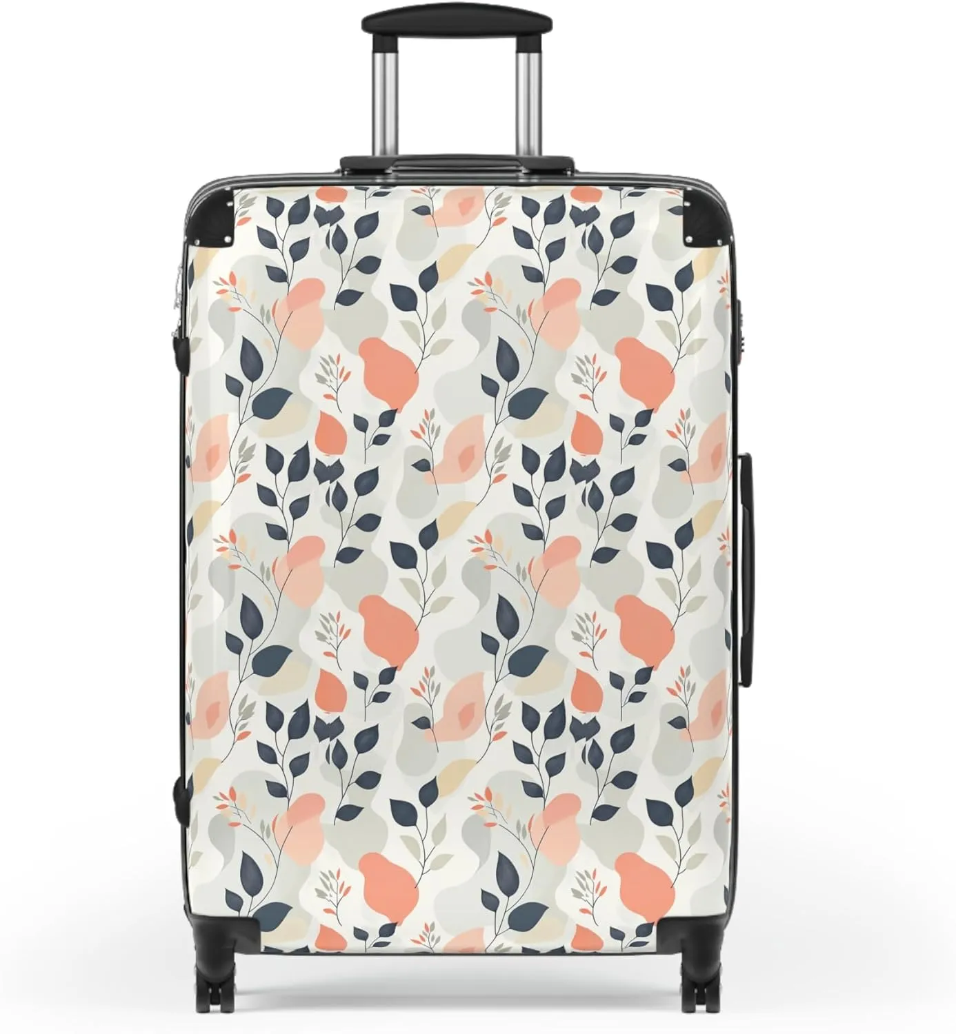 Stylish Hard-Shell Luggage Durable Suitcase with 360 Swivel Wheels Telescopic Handle Built In Lock and Spacious Interior