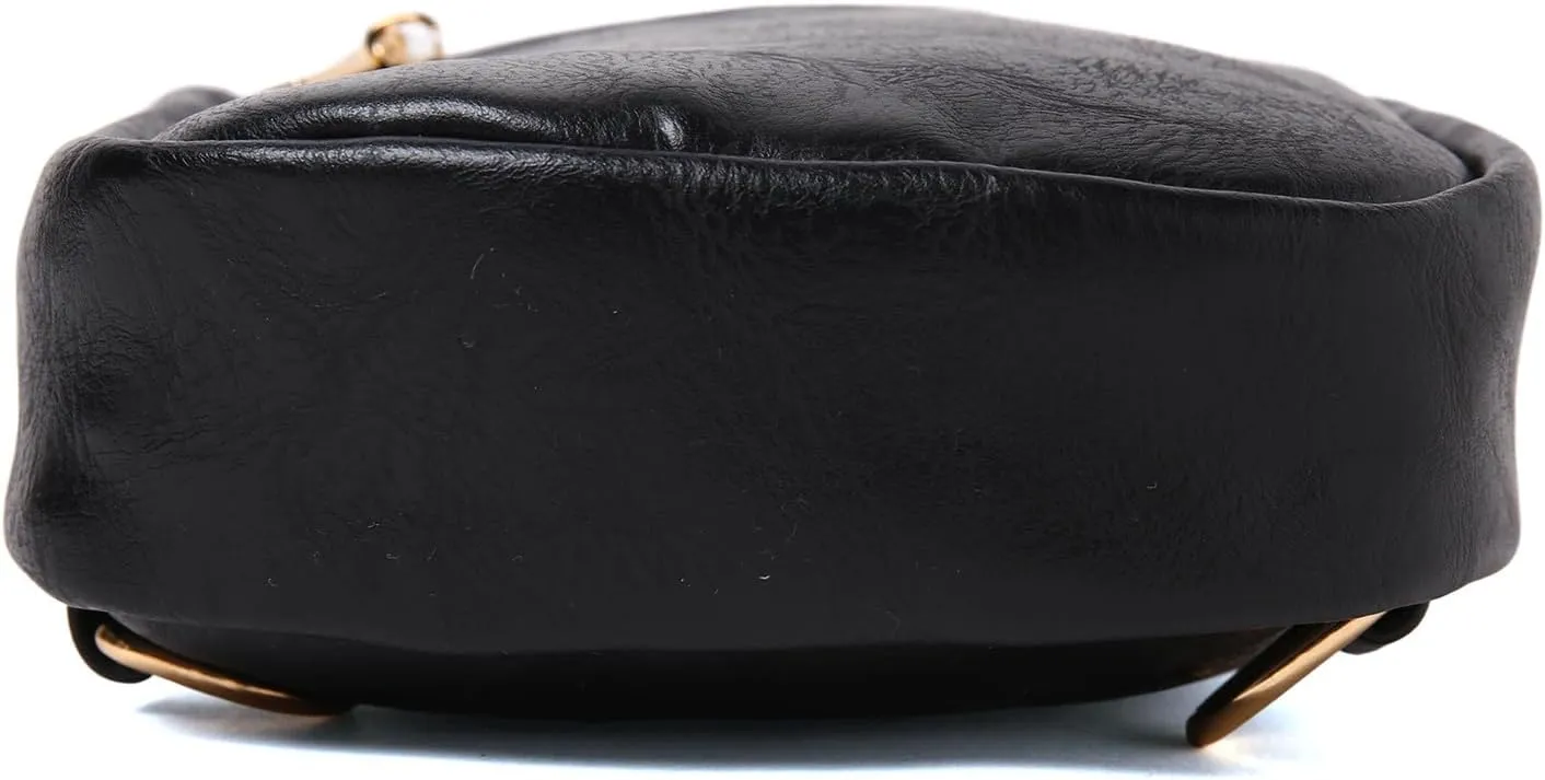 Summer Purse Boho Fashion Chest Bag Soft Leather Texture Crossbody Bag Large Capacity Simple Retro Shoulder