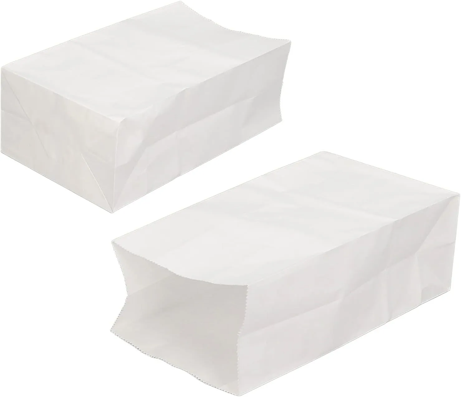 Tbest Indusal Plies 00Pcs Paper Bag Food Grade Kraft Oil Proof Large Ay e Set Kit For Shop 240X0X80Mm 9.45X5.2X.5In Packaging Ri (215x120x70mm)