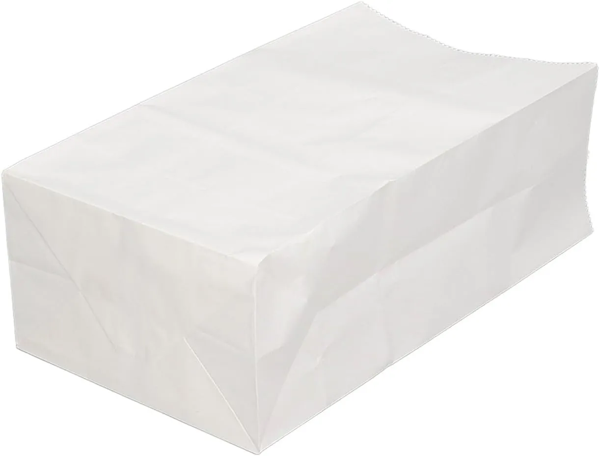 Tbest Indusal Plies 00Pcs Paper Bag Food Grade Kraft Oil Proof Large Ay e Set Kit For Shop 240X0X80Mm 9.45X5.2X.5In Packaging Ri (215x120x70mm)