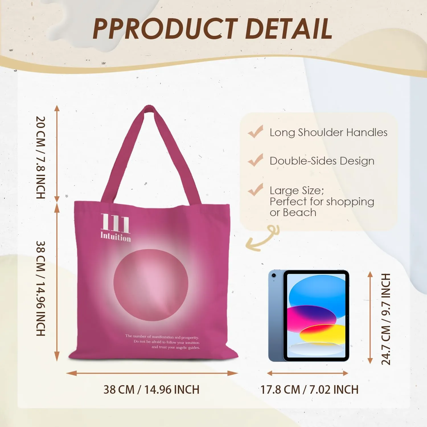 Teacher Tote Bag,Trendy Preppy Pink Tote Bag,Trendy Retro Y2K Preppy,Teacher Gifts for Women