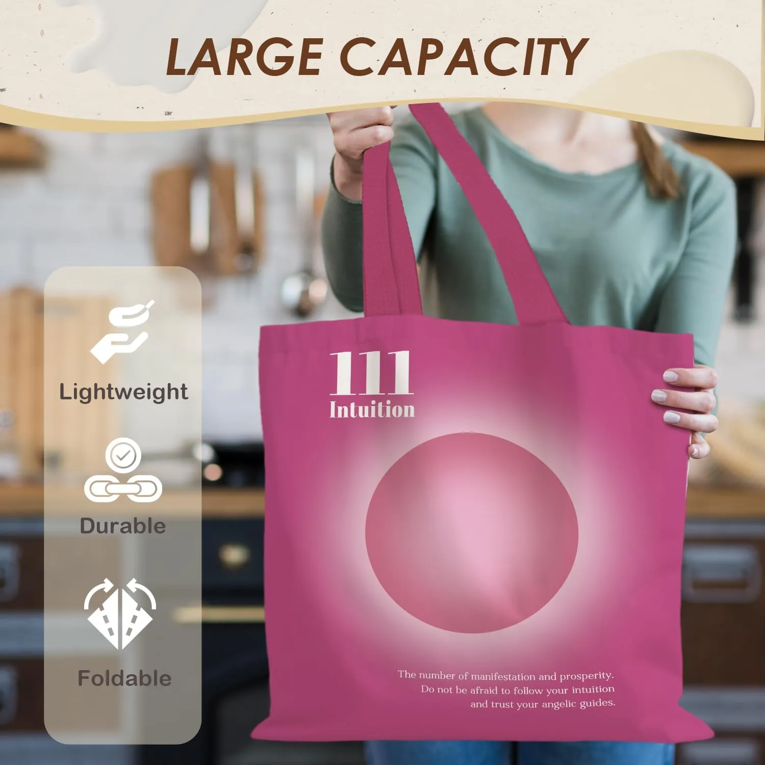 Teacher Tote Bag,Trendy Preppy Pink Tote Bag,Trendy Retro Y2K Preppy,Teacher Gifts for Women