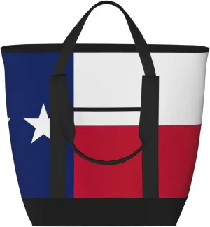 Texas State Flag Women's tote bags and reusable women's beach bags are suitable for travel insulation and cooling bags.