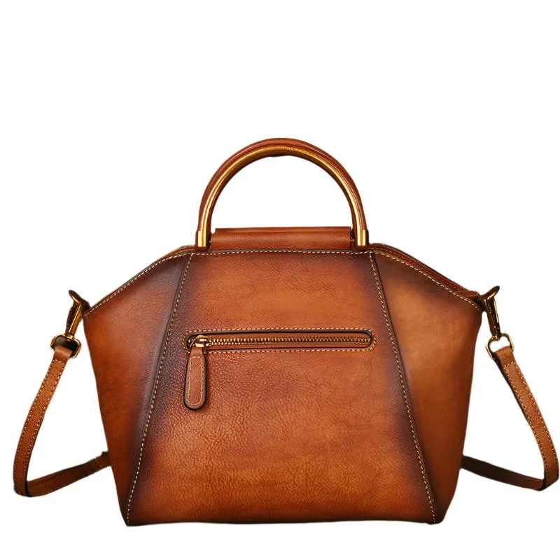 Top Handle Retro Handbag