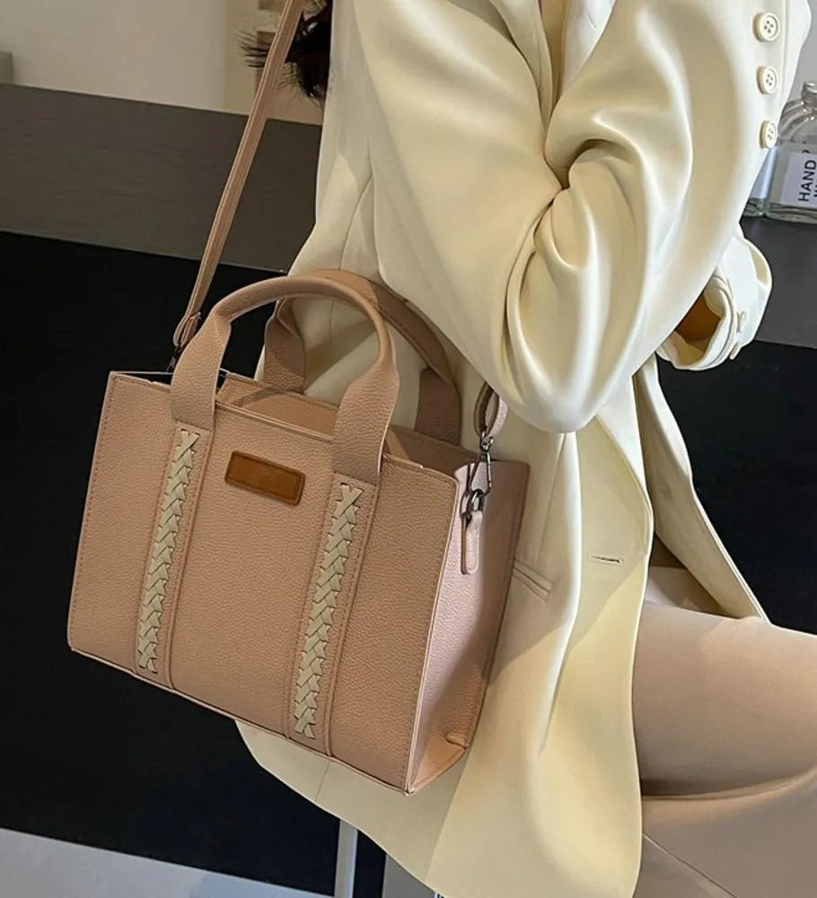 Tote Bag Leather Shoulder Bags for Women Vintage Handbag Hobo Bag Satchel Purse Large Crossbody Bags Work