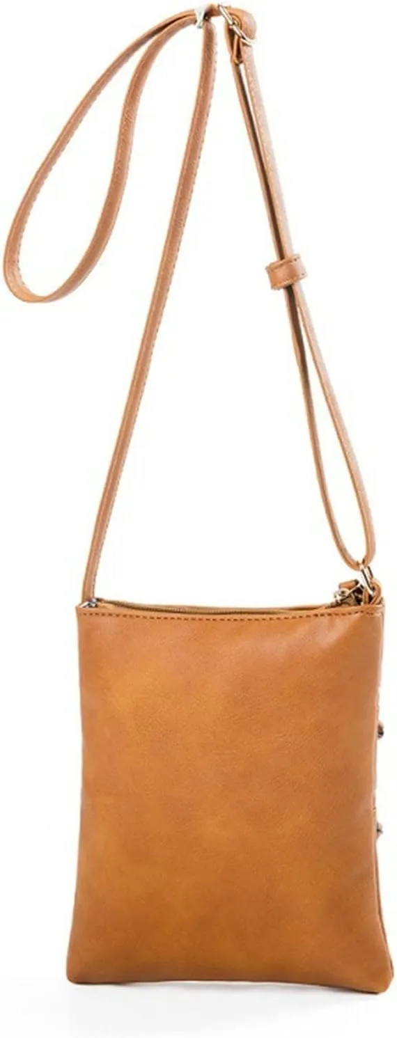 Trendy Designer Mini Shoulder Bag Ladies Fashion Solid Color Soft Leather Large Capacity Adjustable Shoulder Belt