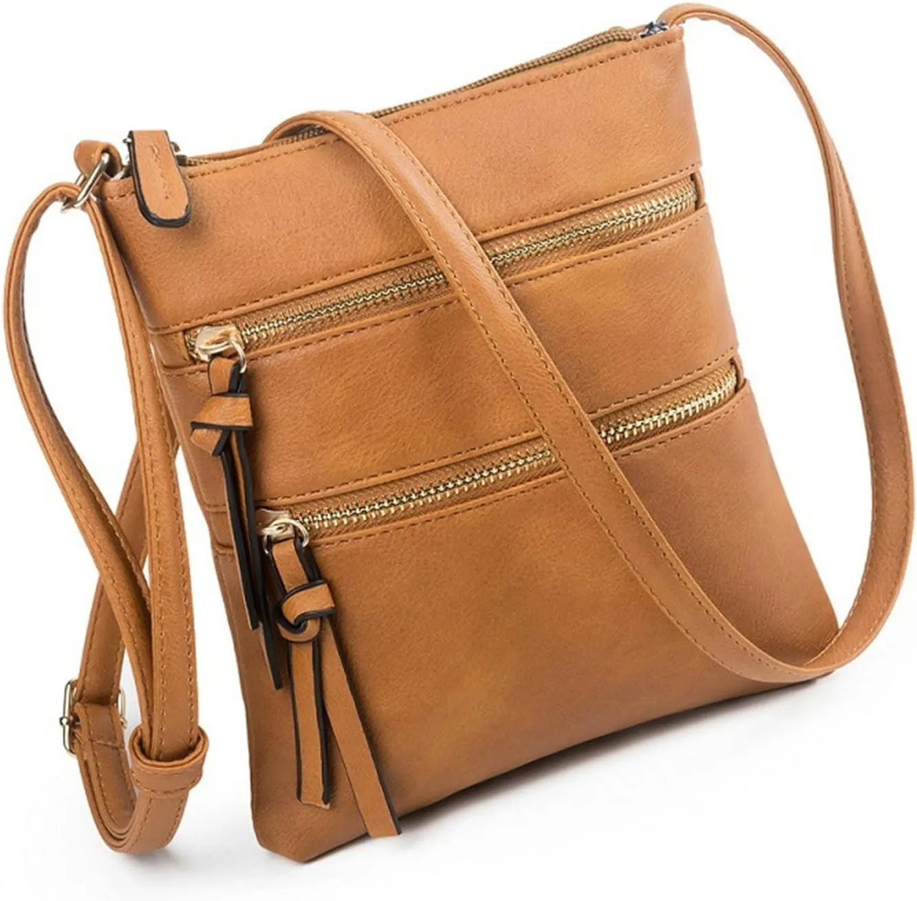 Trendy Designer Mini Shoulder Bag Ladies Fashion Solid Color Soft Leather Large Capacity Adjustable Shoulder Belt