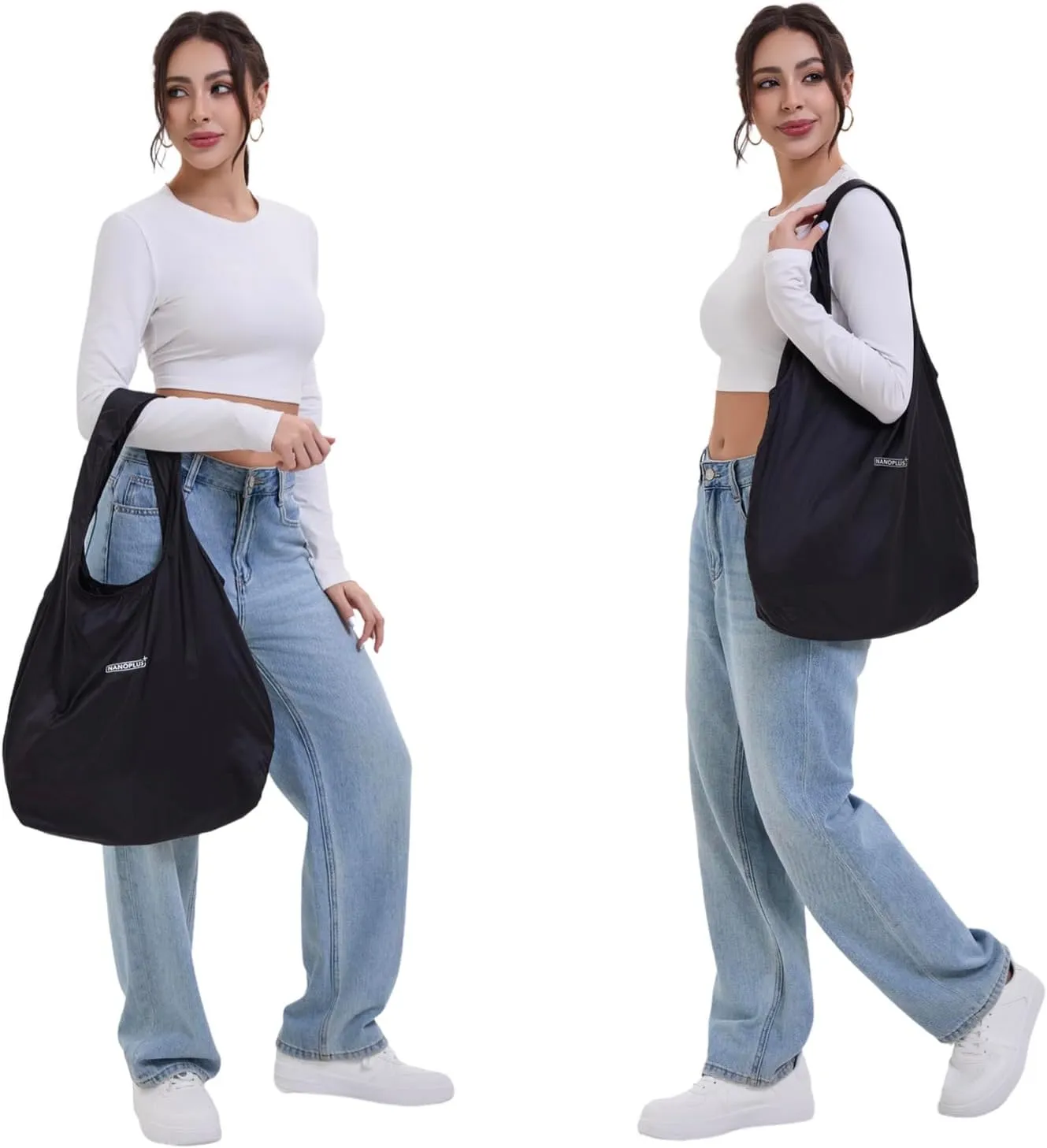 Ultimate Packable Travel Tote Bag - Reusable Shopping Bag - Compact & Portable & Lightweight