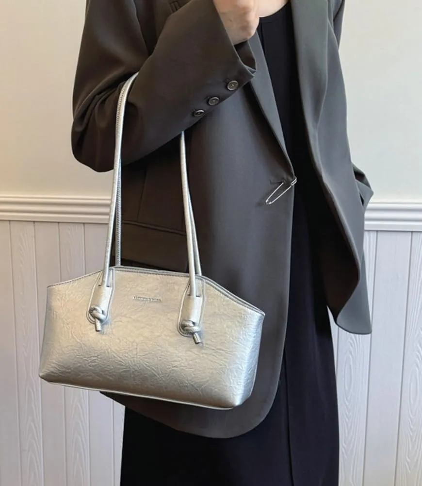 Underarm Bag Shoulder Bags Leather Handbag Fashion Armpit Bag Women Casual Lady with Zipper Handbag Work Dating Party 2024