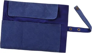 VANZACK Watch Storage Bag Travel Accessories Watch Case Travel Band Travel Storage Bag Pouch Hand Style Portable Organizer Carry Watch Bags Watch Belt Bag Watch Strap Storage Blue Canvas