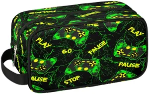 Video Games Travel Toiletry Bag for Boys Teens, Waterproof Hanging Dopp Kit for Men, Shaving Bag with Large Capacity for Travel,Sports Shower