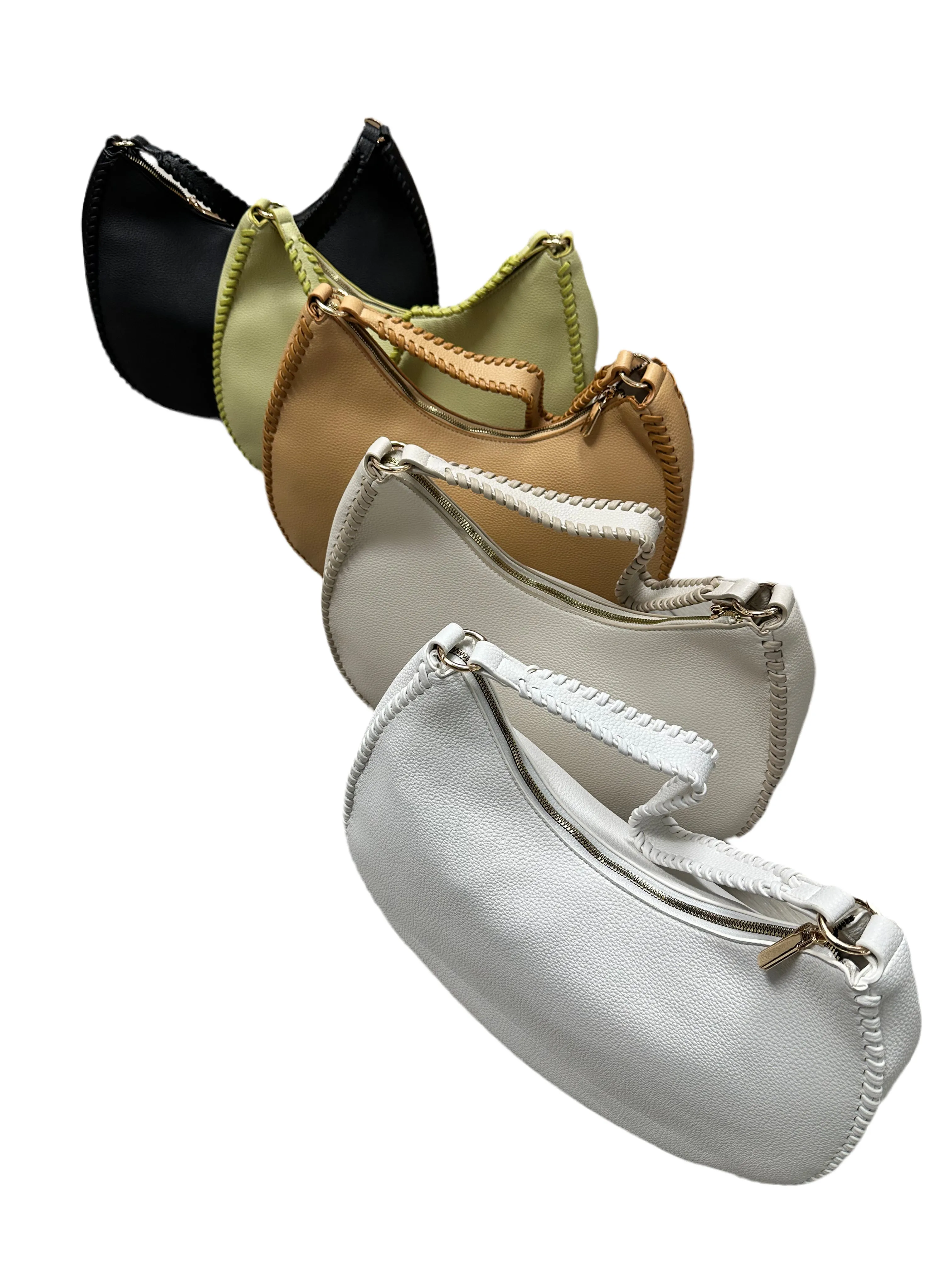 Whipstitch Hobo Bag
