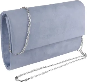Women Evening Bag Suede Purses Crossbody Shoulder Clutch Bag