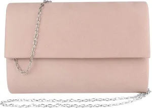 Women Evening Bag Suede Purses Crossbody Shoulder Clutch Bag