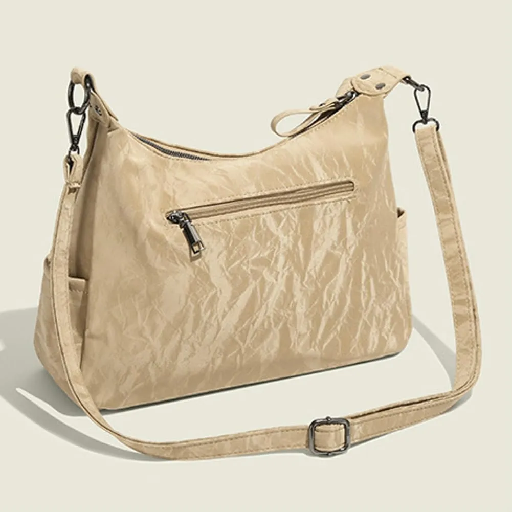 Women Hobo Bag Tote Bag Y2K Large Shoulder Bag Purse Stylish Vegan Leather Bussiness Handbag Purse