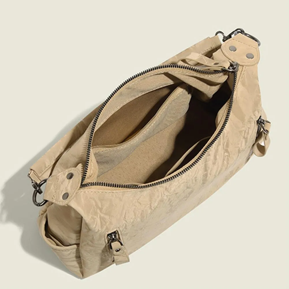 Women Hobo Bag Tote Bag Y2K Large Shoulder Bag Purse Stylish Vegan Leather Bussiness Handbag Purse