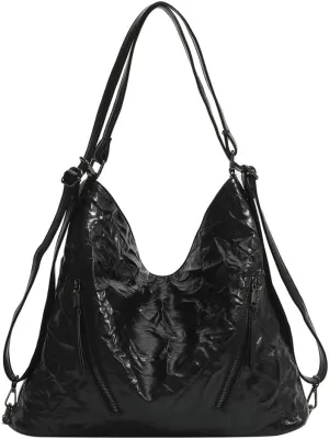 Women Hobo Bag Tote Bag Y2K Large Shoulder Bag Purse Stylish Vegan Leather Bussiness Handbag Purse