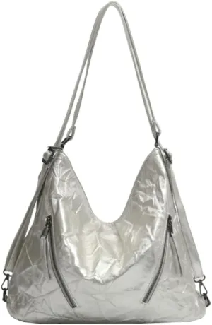Women Hobo Bag Tote Bag Y2K Large Shoulder Bag Purse Stylish Vegan Leather Bussiness Handbag Purse