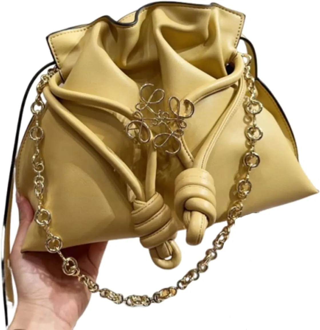 Women Leather Hobo Shoulder Bags Soft Drawstring Purses with Metal Pin Armpit Bag Top Handle Bags for Women