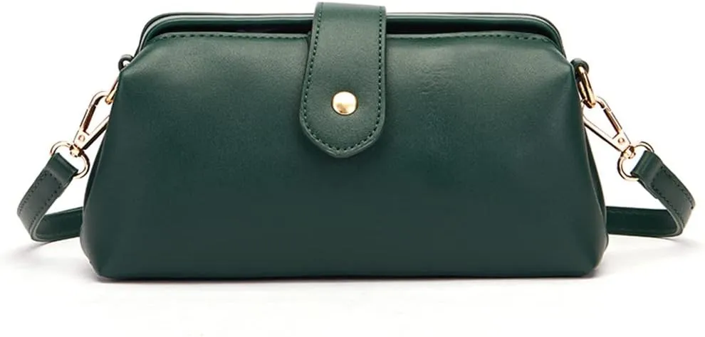 Women Retro Handbag Leather Handbag Fashion Crossbody Bags Premium Purse Barrel Bags Handle Work Totes