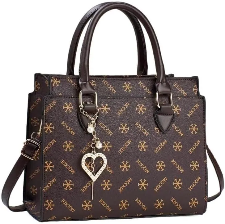 Women Shoulder Bag Stylish Print Cross-Body Handbag Lady Tote Bag Faux Leather Satchel Leisure Patchwork