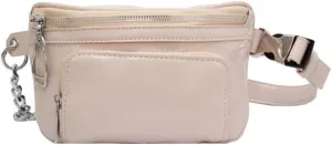 Women Shoulder Bags, Casual Waist Bags For Women Leather Shoulder Bag Travel Small Chest Bag Women Fanny Pack Belt Packs (Color : Beige)