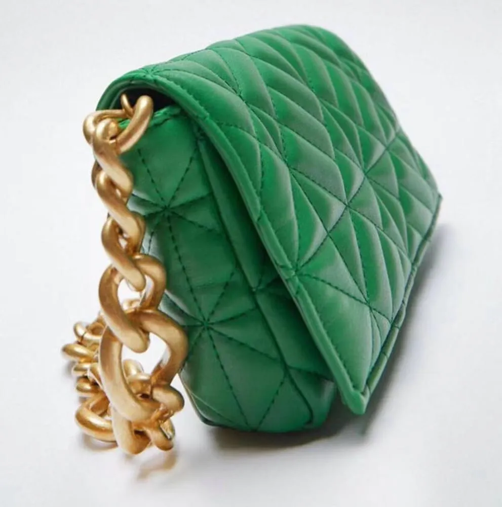 Women Small Quilted Crossbody Bags Stylish Designer Evening Bag Clutch Purses and Handbags with Chain Shoulder Strap