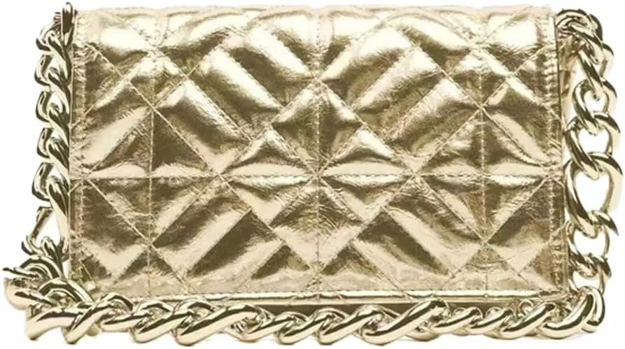 Women Small Quilted Crossbody Bags Stylish Designer Evening Bag Clutch Purses and Handbags with Chain Shoulder Strap