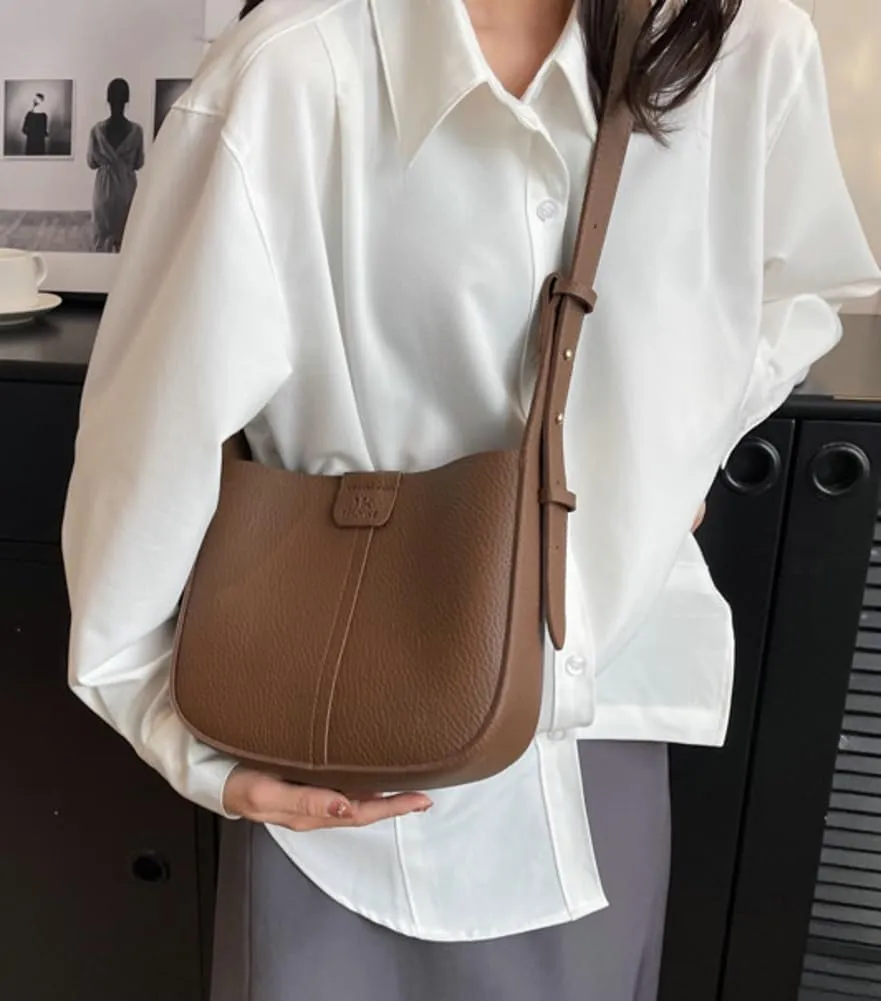 Women's 2pcs Casual Vegan Leather Shoulder Bags Set - Stylish Hobo & Crossbody Travel Handbags