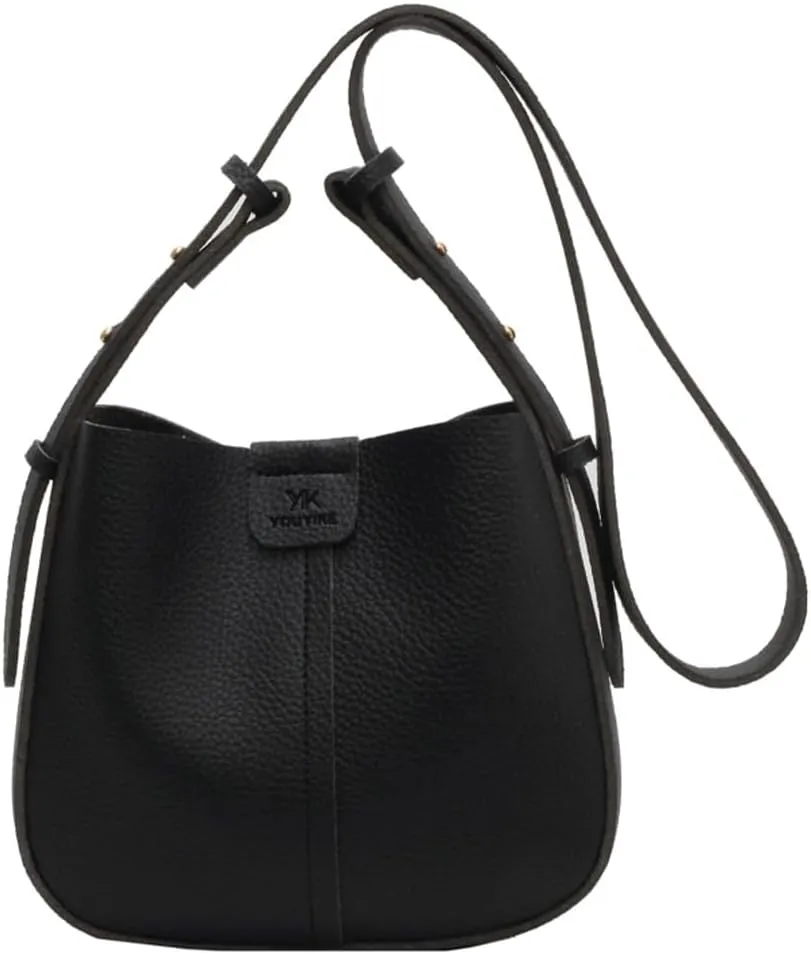 Women's 2pcs Casual Vegan Leather Shoulder Bags Set - Stylish Hobo & Crossbody Travel Handbags