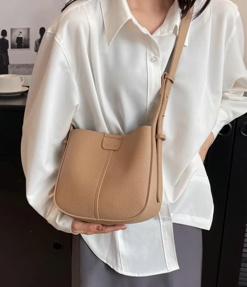 Women's 2pcs Casual Vegan Leather Shoulder Bags Set - Stylish Hobo & Crossbody Travel Handbags