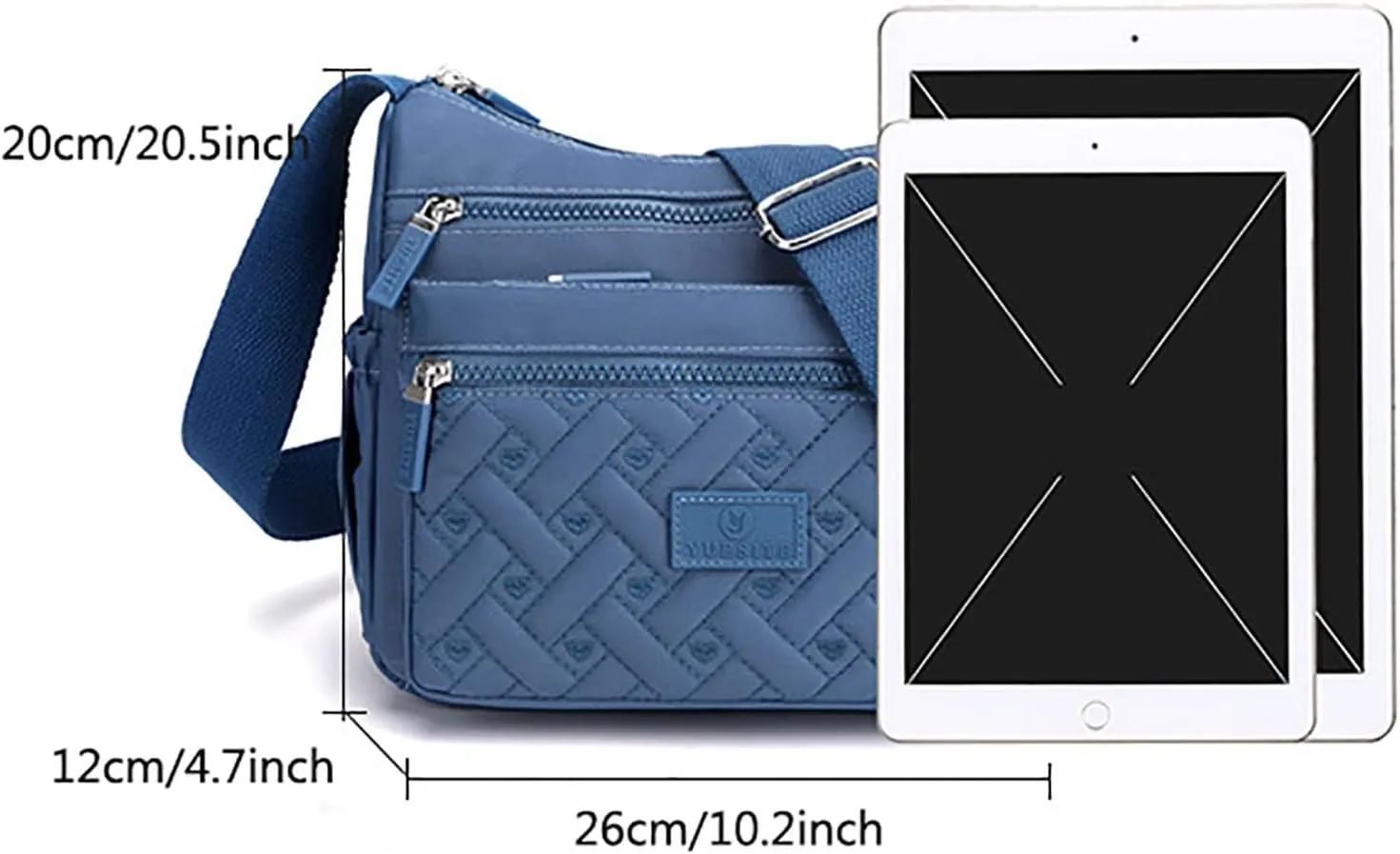 Women's Anti Theft Shoulder Bags Lightweight Quilted Leather Handbags for Women Beach Bag Water Proof Sandproof(Red)