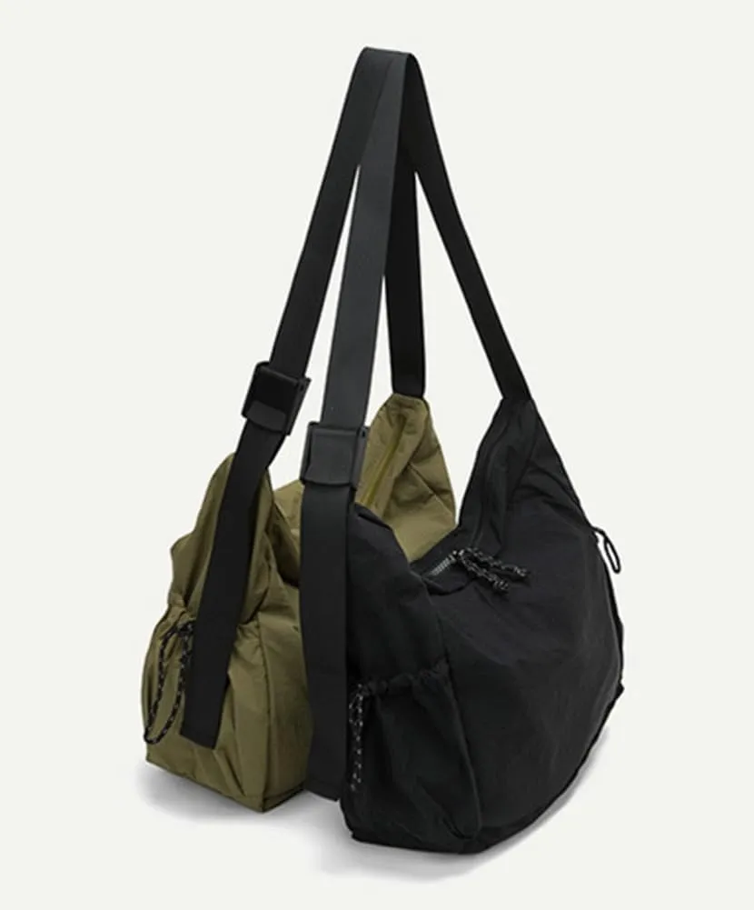 Women's Casual Nylon Hobo Bag Large Tote Light Shoulder Crossbody Bag Stylish Handbag Top Handle Purse