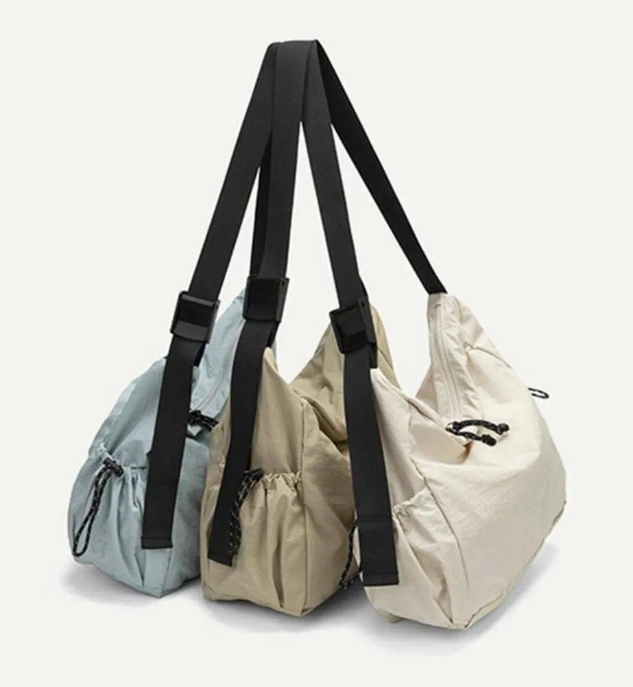 Women's Casual Nylon Hobo Bag Large Tote Light Shoulder Crossbody Bag Stylish Handbag Top Handle Purse