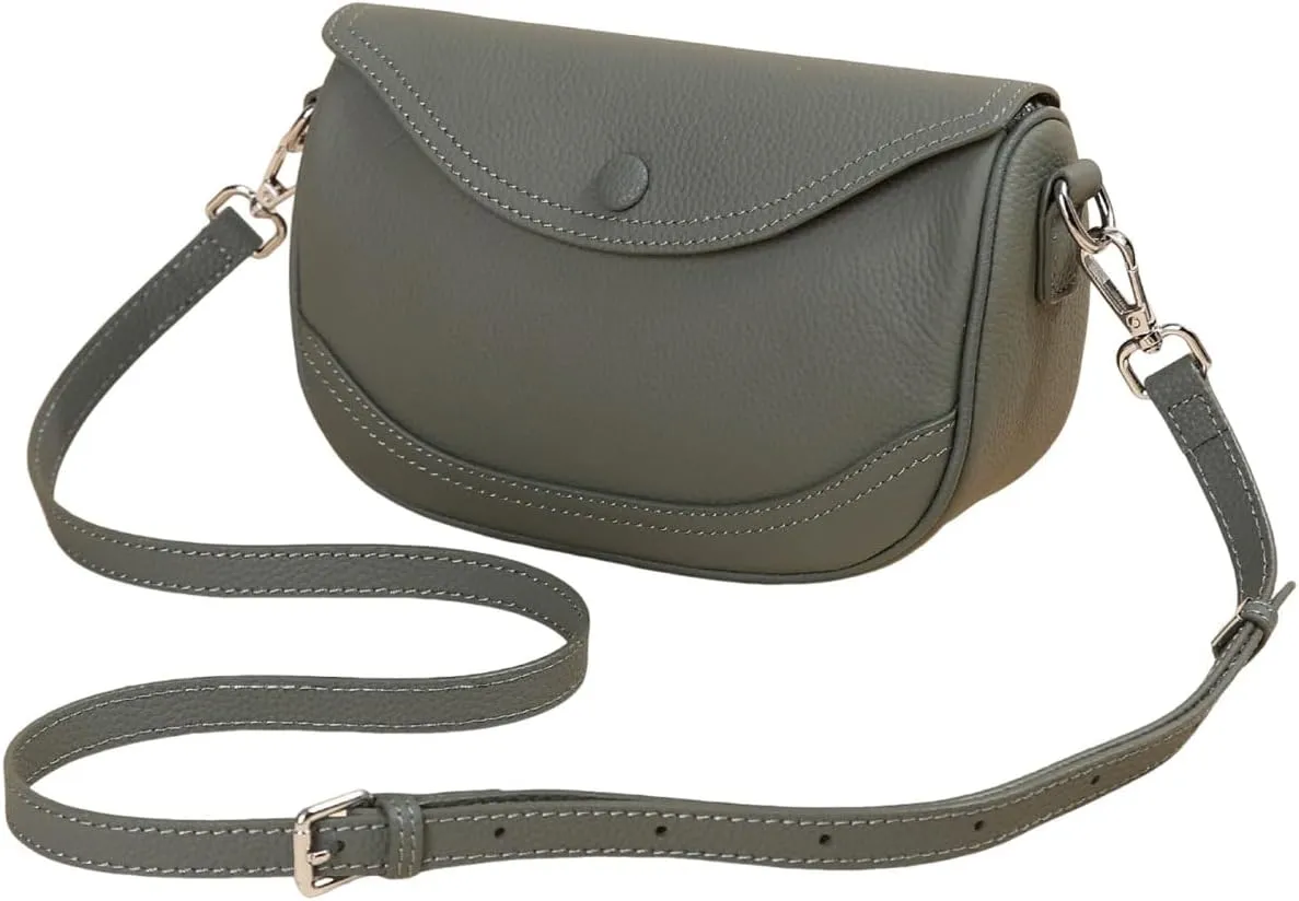 Women's Crossbody Bag Genuine Leather Shoulder Bags Small Satchel Purse Simple Handbag