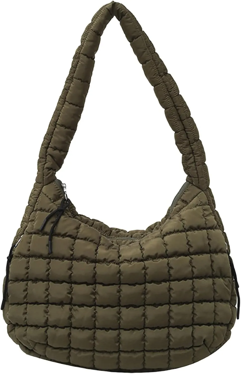Womens Purses And Handbags Large Quilted Carryall Puffer Shoulder Bag Lightweight Quilted Padding Hobo Bag
